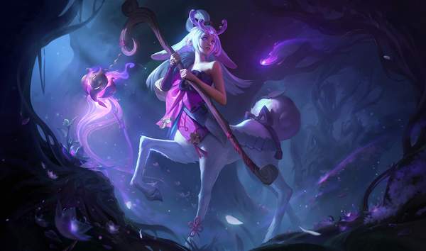 《LOL》新皮肤系列“灵魂莲华”原画