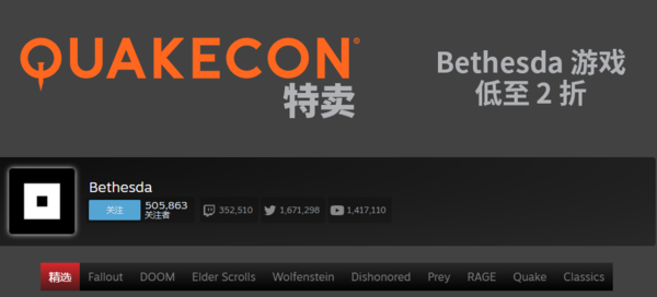 Steam平台开启QuakeCon特卖《德军总部》合集包47元