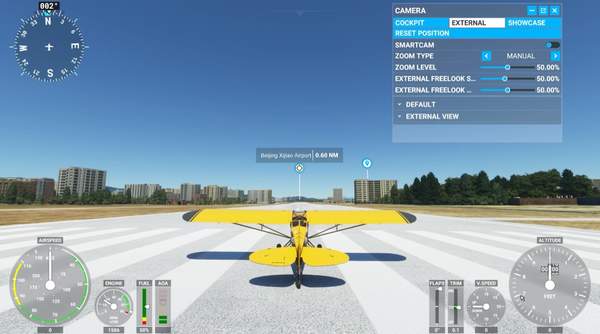 《微软飞行模拟》玩家游览四九城 鸟巢故宫近在咫尺