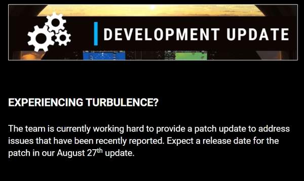 《微软飞行模拟》8月27日推出补丁 修复问题