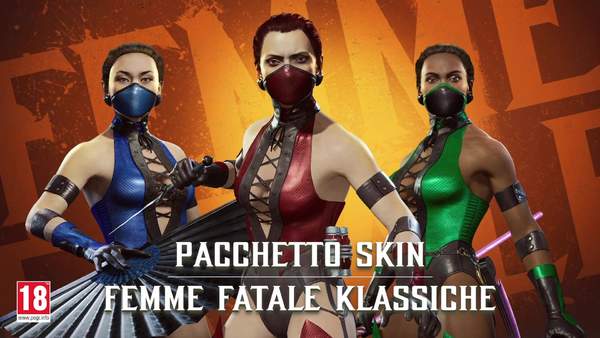 《真人快打11：余波》皮肤包公布 经典女忍者亮相