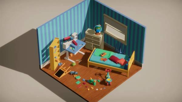 《收拾房间模拟器》抢先体验版上架Steam整理各种房间