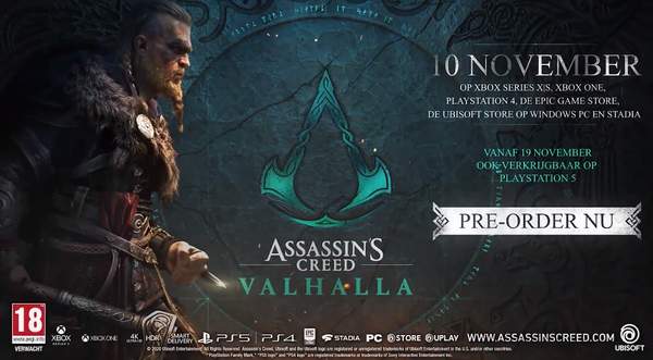 《刺客信条：英灵殿》荒山野岭眼神锐利