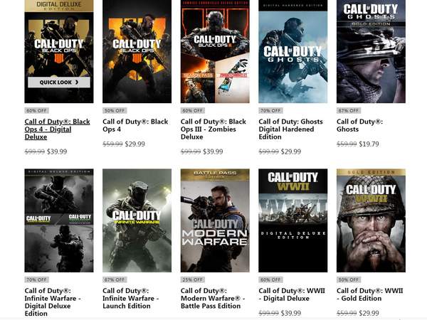 Xbox开启动视暴雪开发者促销