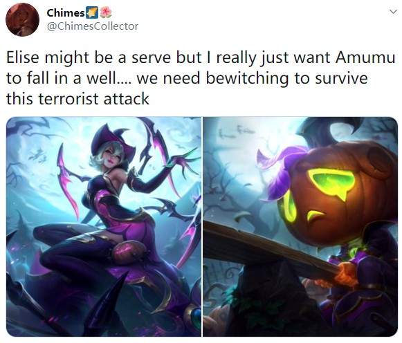 《LOL》万圣节皮肤原画曝光 阿木木蜘蛛喜提新装