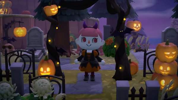 《动物森友会》秋季更新上线种植南瓜迎接万圣节！