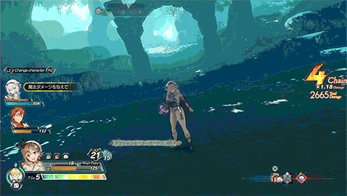 《莱莎的炼金工房2》赛莉技能展示肉腿诱人