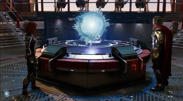 《漫威复仇者联盟》雷神演示索尔抡锤暴打敌人