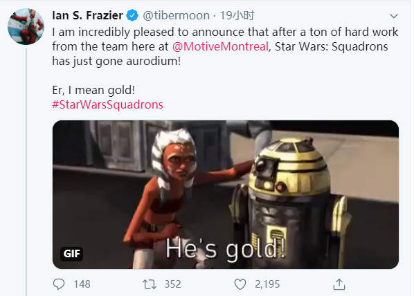 EA《星球大战：战机中队》官宣送厂压盘相约10月2日