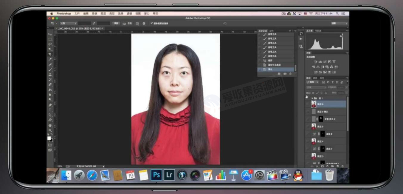个人最美证件照制作教学视频分享