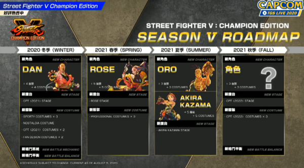 《街霸5》新角色DAN第五季关键字&ldquo;成熟&rdquo;