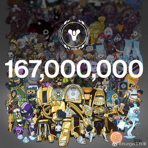 《命运》系列迎来6周年1.67亿玩家加入