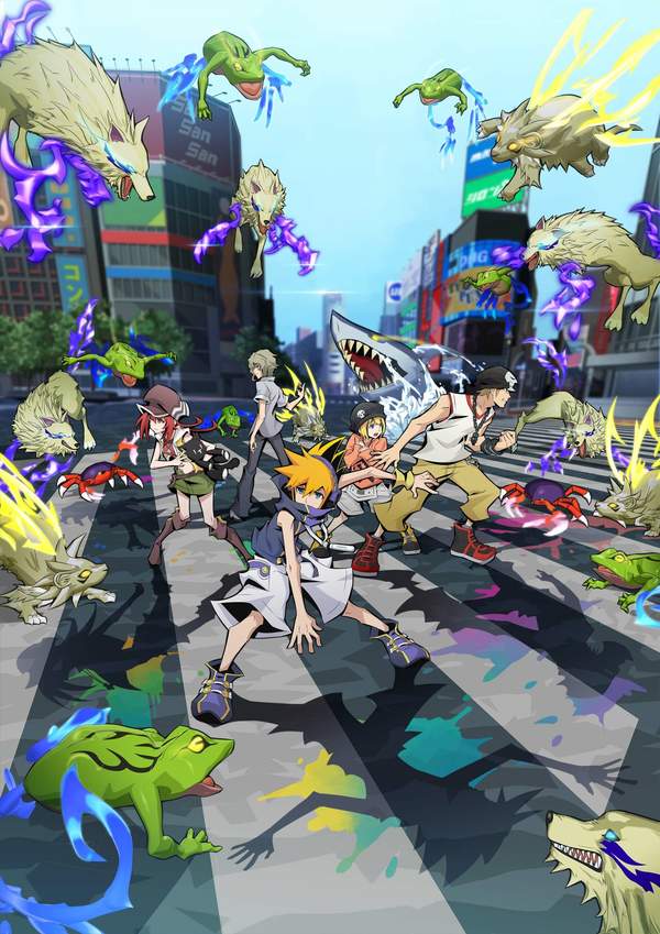 动画版《美妙世界》主角团聚集涩谷抵御怪物