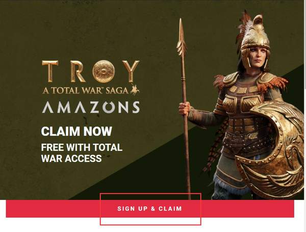 《全战传奇：特洛伊》亚马逊DLC免费领需联结Epic账号