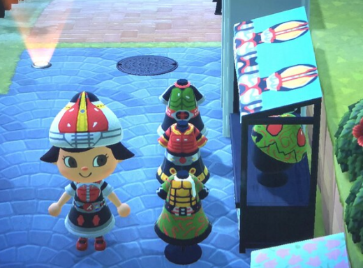 玩家在《动物森友会》设计假面骑士服饰Q版造型太可爱