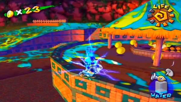 《超级马里奥3D合集》《阳光马里奥》场景展示