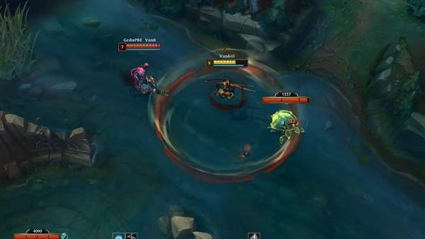 《英雄联盟》新英雄W技能效果测试