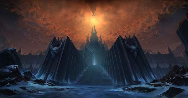 《魔兽世界》9.0版本登陆界面曝光冰冠堡垒矗立大地