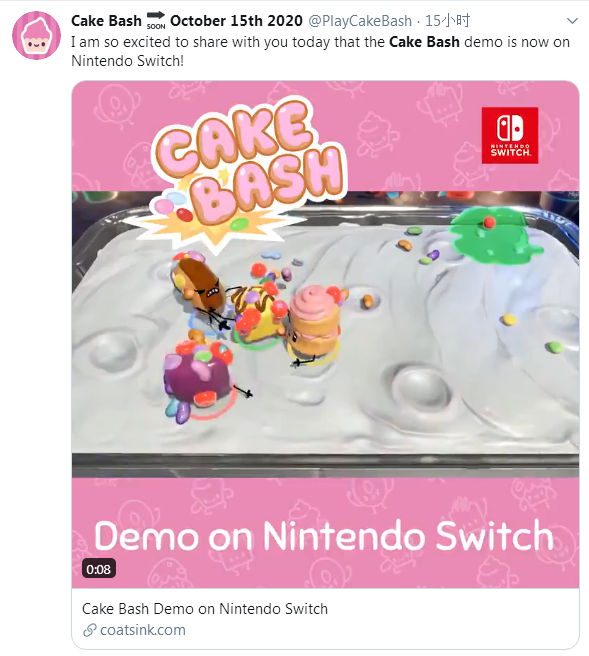 《蛋糕乱宴》将推出Switch版2020年内上线