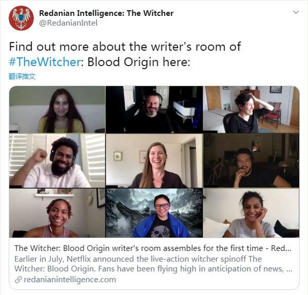 《巫师》剧集第二季编剧团队亮相众多漫威DC编剧