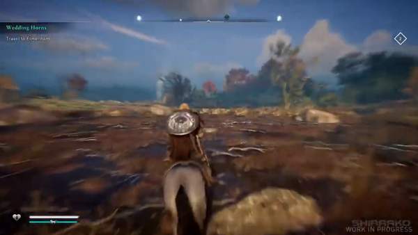 《AC：英灵殿》村落人声鼎沸一片繁荣