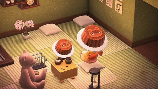 任天堂官方分享《动森》月饼帽子设计方案