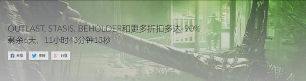 GOG商城开启惊悚游戏促销《逃生》折后仅需10元