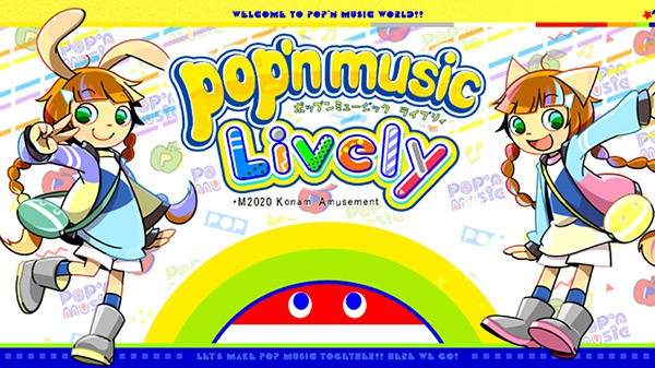 科乐美街机音游《Pop&rsquo;n Music Lively》开启PC版B测