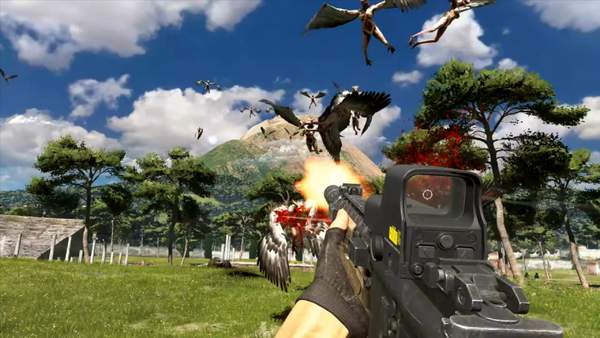 《英雄萨姆4》拿起武器装备射爆外星怪物