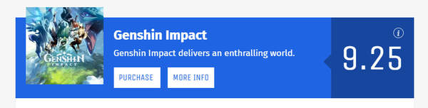 《原神》GameInformer评分9.25多姿多彩的迷人世界