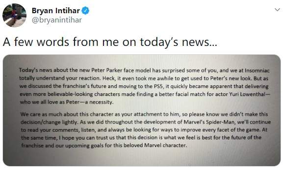 《漫威蜘蛛侠：复刻版》对比原版脸模换人光影大改