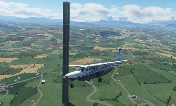 《微软飞行模拟》现地形BUG日本佐贺县“迷之突起”