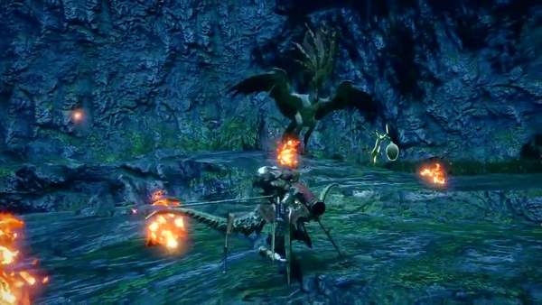 《怪物猎人：崛起》金鸡独立“伞鸟”新村落