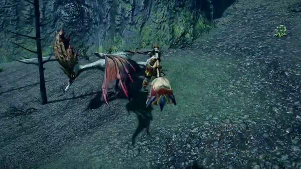 《怪物猎人：崛起》翔虫演示配合各类武器打法灵活