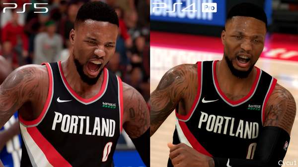 《NBA 2K21》PS5版对比PS4 Pro版前者球员更加真实