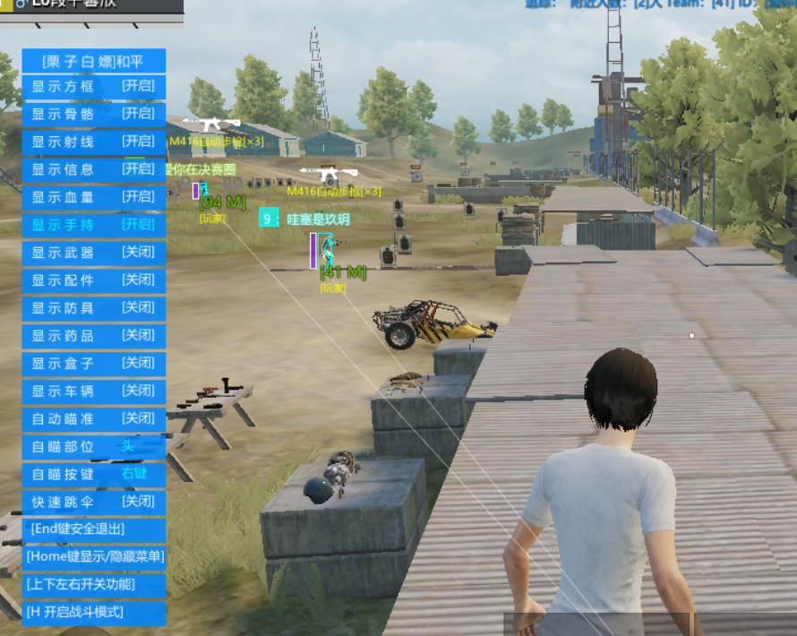 PC和平精英栗子V10.28透视自瞄辅助破解版