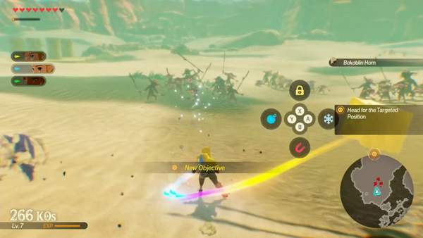 《塞尔达无双：灾厄启示录》林克持锤横冲直撞