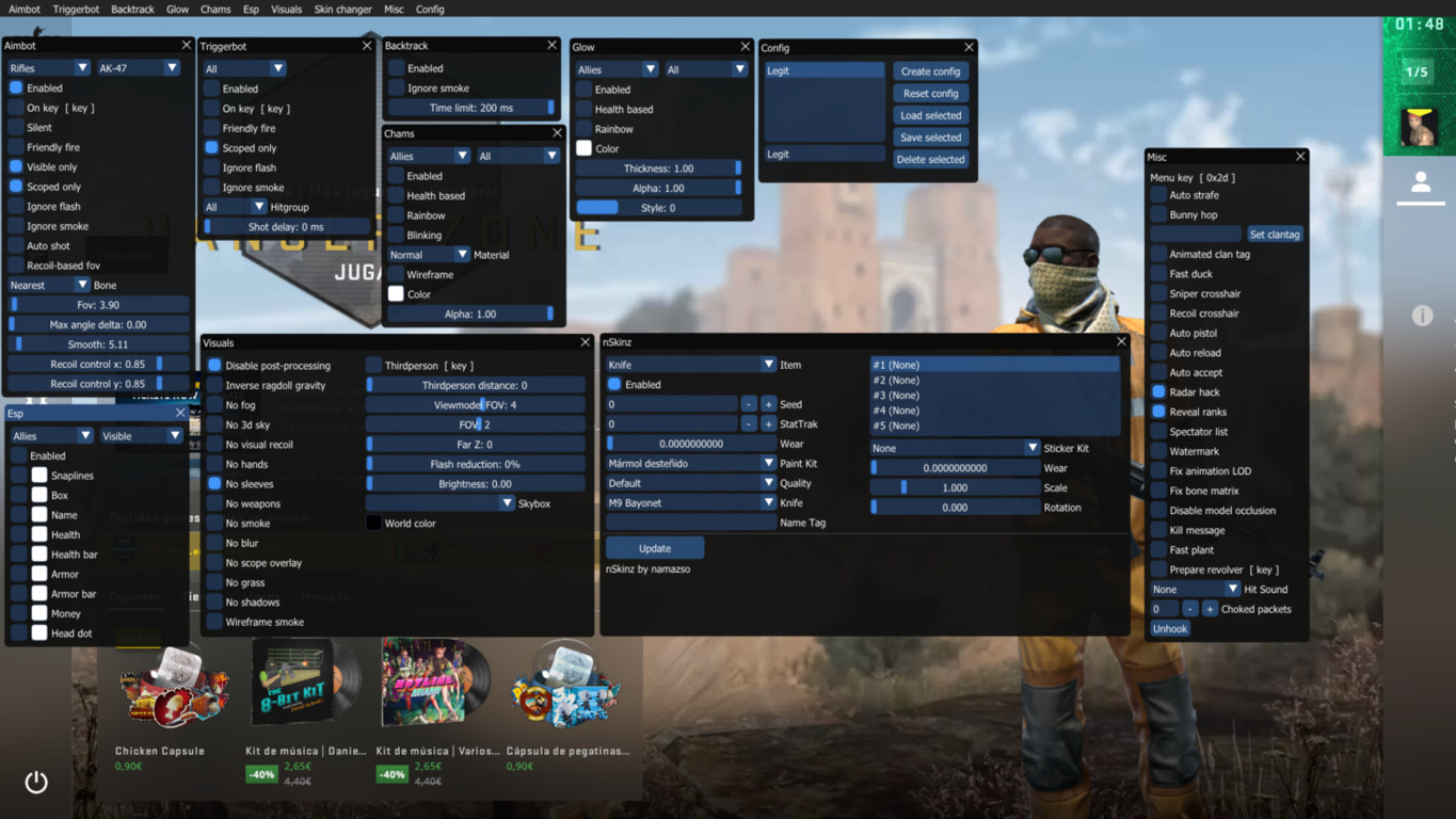 CSGO-OsirisMULTIHACK多功能DLL辅助