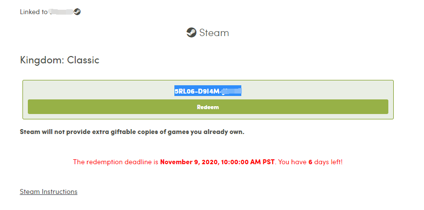 HB限时免费领取steam游戏《王国经典版》