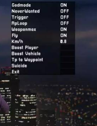 GTA5外部飞行准确射击购买任何汽车工具辅助
