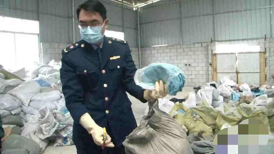 宾阳一黑心厂家竟将废旧一次性手套加工再利用