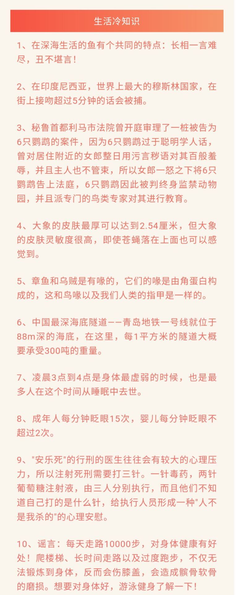 凌晨3点-4点是身体最虚弱的时候 生活趣味冷知识分享带你涨知识